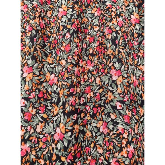 BB Dakota by Steve Madden Dress XXL Ditsy Floral Chiffon Ruffles Office Church - Picture 4 of 8